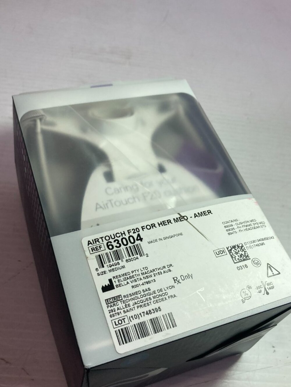 ResMed AirTouch F20 FOR HER Sz Medium  63004 - Picture 3 of 5